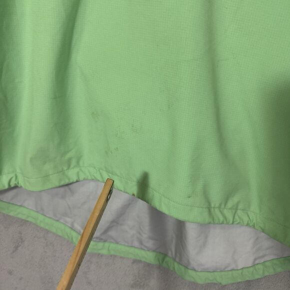 Peter Millar Element 4 Short Sleeve 1/4 Zip Golf Pullover XL Green Jacket READ - Picture 6 of 10